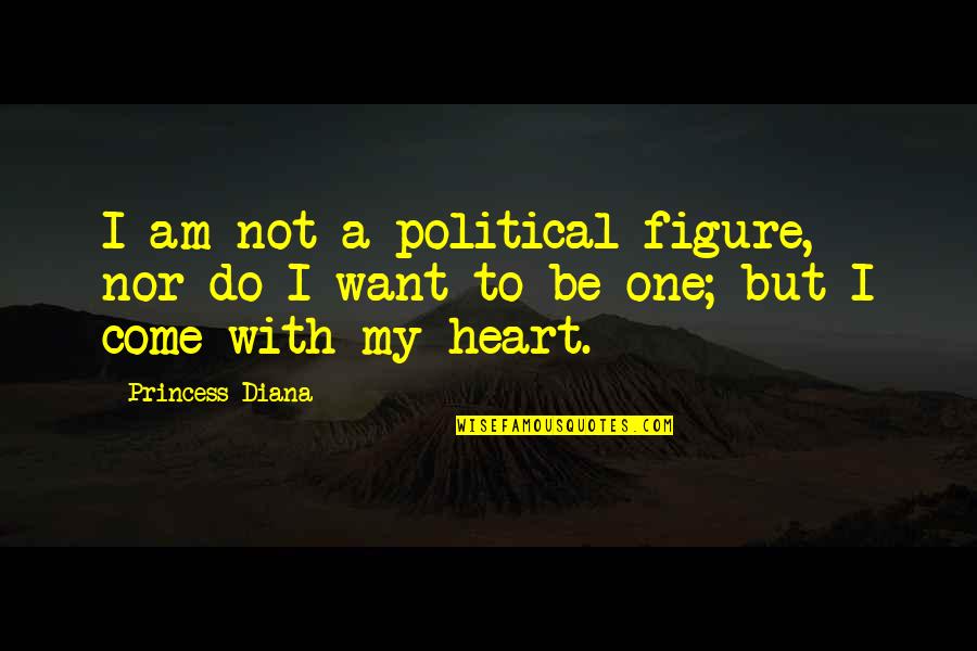Heaven Let Your Light Shine Down Quotes By Princess Diana: I am not a political figure, nor do
