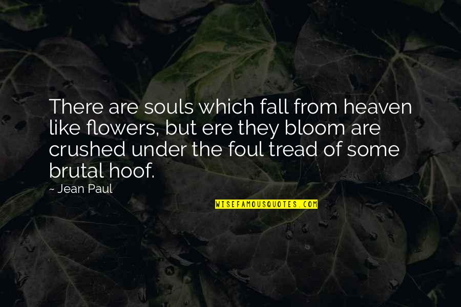 Heaven Paul Quotes By Jean Paul: There are souls which fall from heaven like Heaven Paul Quotes By Jean Paul: There are souls which fall from heaven like