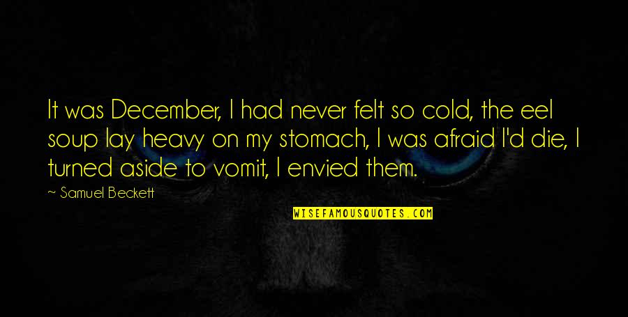 Heavy D Quotes By Samuel Beckett: It was December, I had never felt so Heavy D Quotes By Samuel Beckett: It was December, I had never felt so