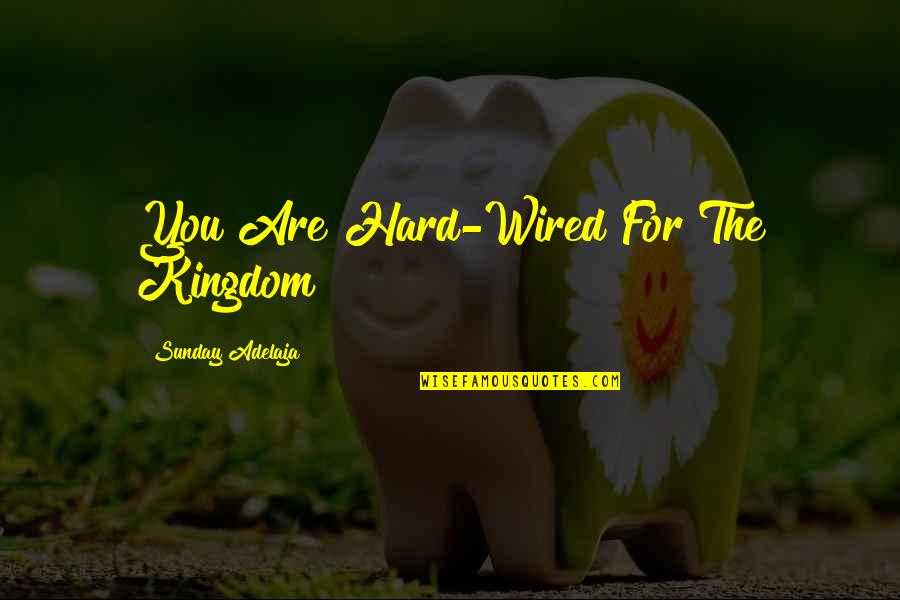Heavy Equipment Operator Quotes By Sunday Adelaja: You Are Hard-Wired For The Kingdom Heavy Equipment Operator Quotes By Sunday Adelaja: You Are Hard-Wired For The Kingdom