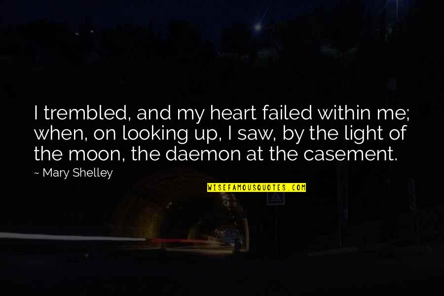 Hedemora Quotes By Mary Shelley: I trembled, and my heart failed within me;