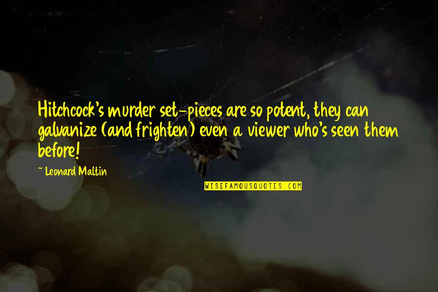 Heelys Shoe Quotes By Leonard Maltin: Hitchcock's murder set-pieces are so potent, they can Heelys Shoe Quotes By Leonard Maltin: Hitchcock's murder set-pieces are so potent, they can