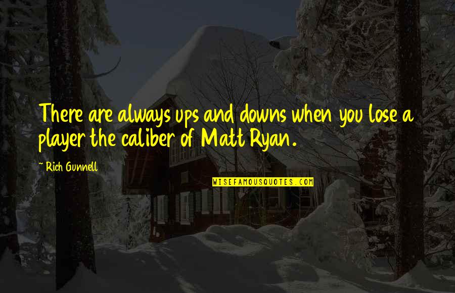 Hehir Builders Quotes By Rich Gunnell: There are always ups and downs when you