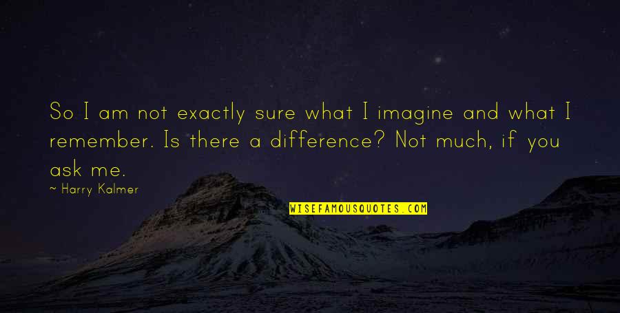 Heidgerken Quotes By Harry Kalmer: So I am not exactly sure what I Heidgerken Quotes By Harry Kalmer: So I am not exactly sure what I
