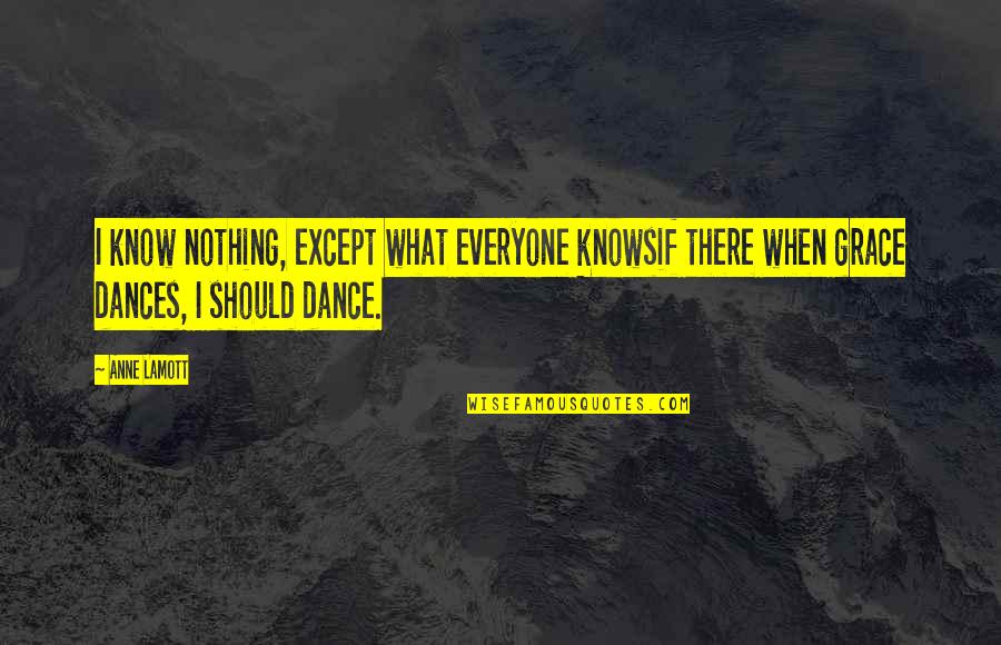 Heikki Lunta Quotes By Anne Lamott: I know nothing, except what everyone knowsif there