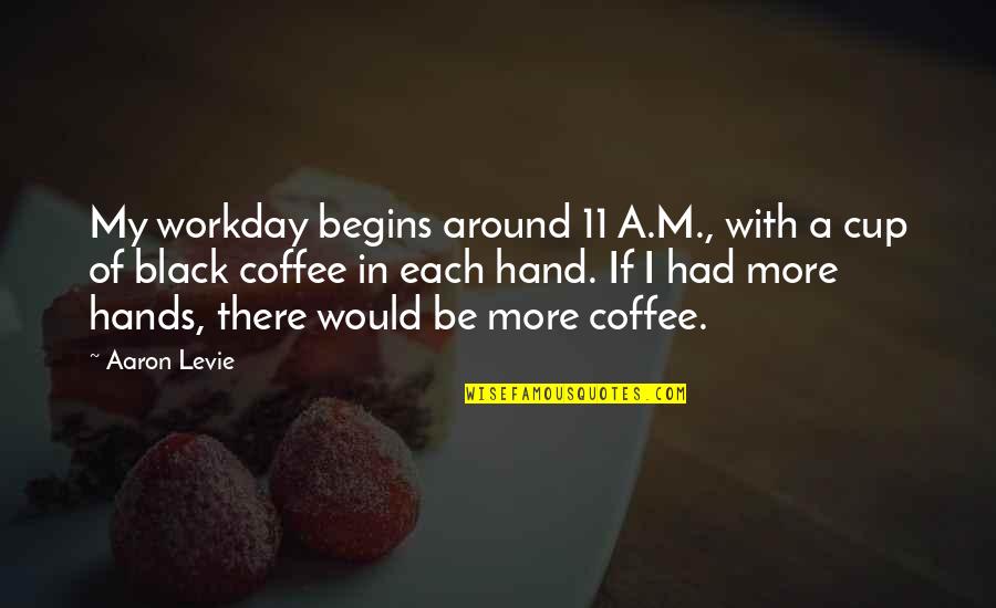 Heininger Pet Quotes By Aaron Levie: My workday begins around 11 A.M., with a Heininger Pet Quotes By Aaron Levie: My workday begins around 11 A.M., with a
