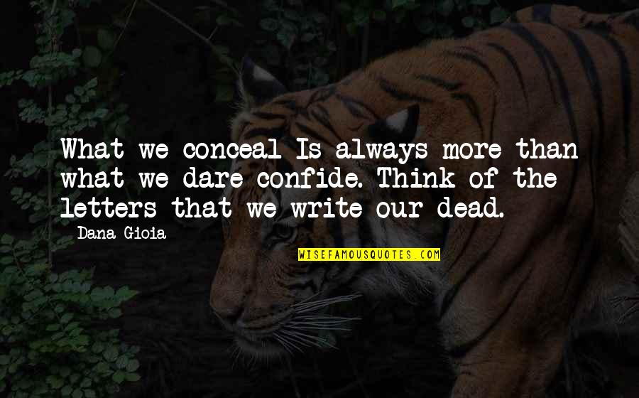 Heinlein Quote Quotes By Dana Gioia: What we conceal Is always more than what Heinlein Quote Quotes By Dana Gioia: What we conceal Is always more than what