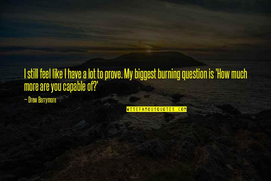Heinzinger Family Of Duplainville Quotes By Drew Barrymore: I still feel like I have a lot Heinzinger Family Of Duplainville Quotes By Drew Barrymore: I still feel like I have a lot