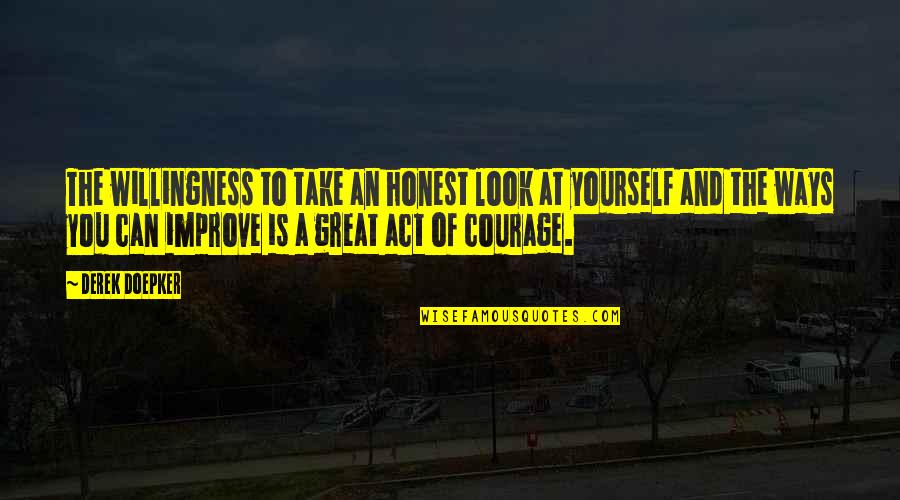 Heitkotter Inc Quotes By Derek Doepker: The willingness to take an honest look at Heitkotter Inc Quotes By Derek Doepker: The willingness to take an honest look at