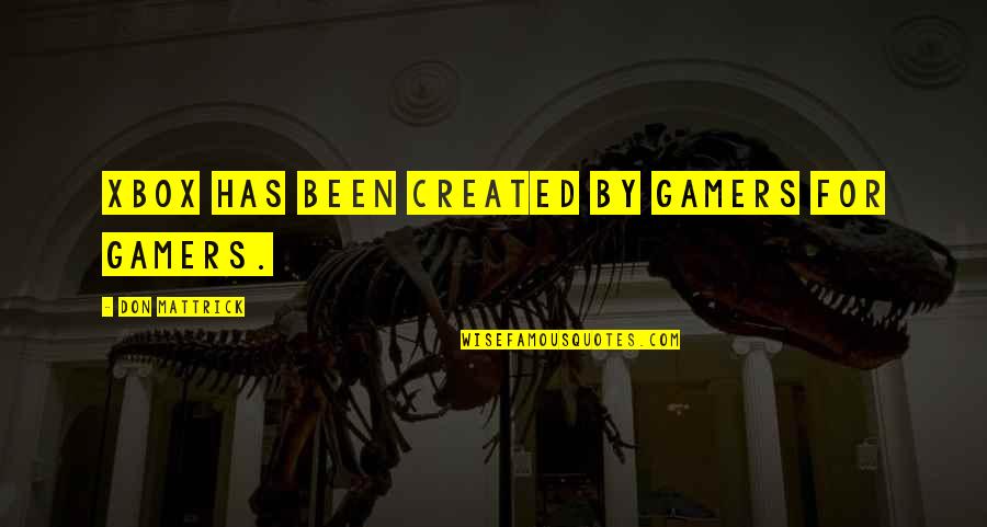 Hellwig Air Quotes By Don Mattrick: Xbox has been created by gamers for gamers. Hellwig Air Quotes By Don Mattrick: Xbox has been created by gamers for gamers.