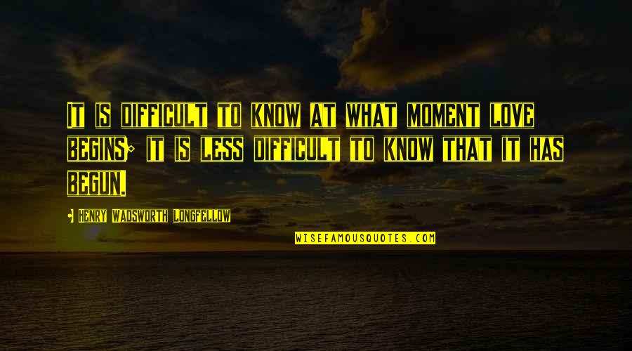 Henry Longfellow Quotes By Henry Wadsworth Longfellow: It is difficult to know at what moment Henry Longfellow Quotes By Henry Wadsworth Longfellow: It is difficult to know at what moment
