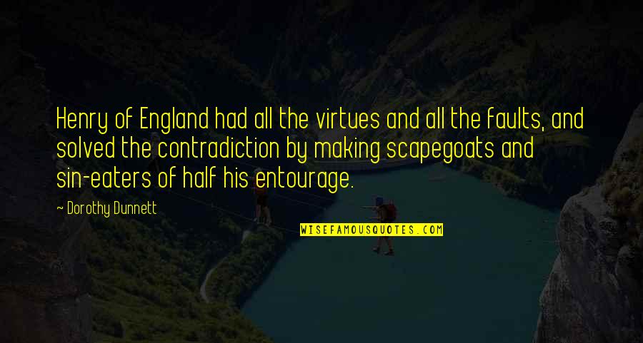 Henry V England Quotes By Dorothy Dunnett: Henry of England had all the virtues and