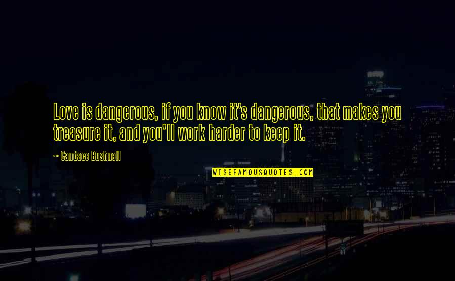 Heo Stock Quotes By Candace Bushnell: Love is dangerous, if you know it's dangerous, Heo Stock Quotes By Candace Bushnell: Love is dangerous, if you know it's dangerous,