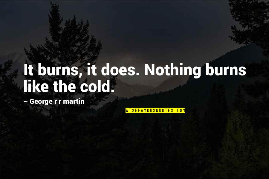 Heokia Quotes By George R R Martin: It burns, it does. Nothing burns like the Heokia Quotes By George R R Martin: It burns, it does. Nothing burns like the