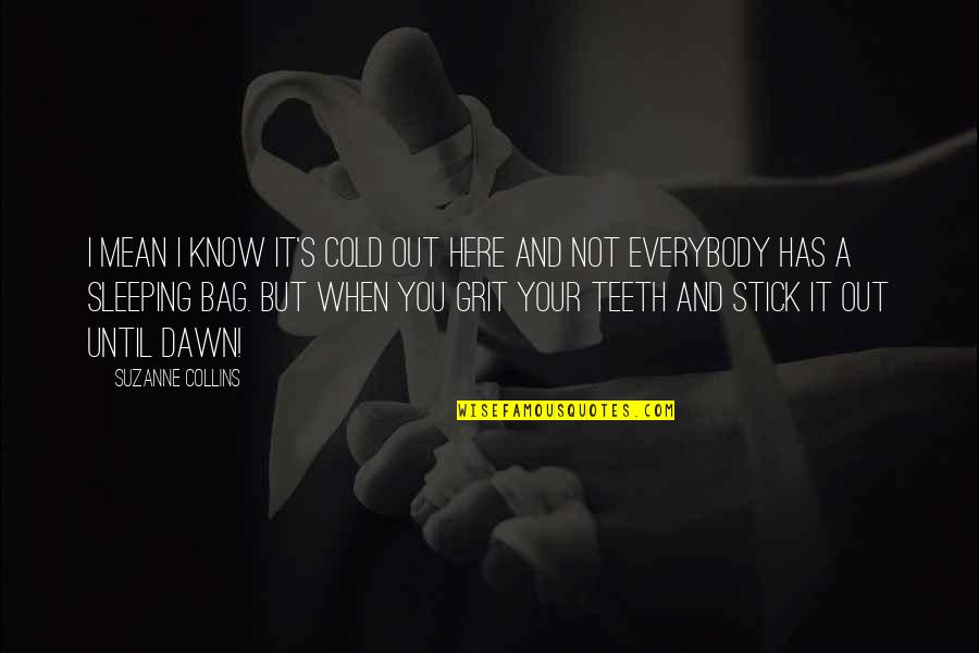 Herbertson Walker Quotes By Suzanne Collins: I mean I know it's cold out here