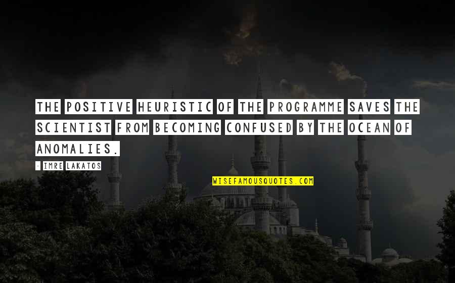 Heuristic Quotes By Imre Lakatos: The positive heuristic of the programme saves the