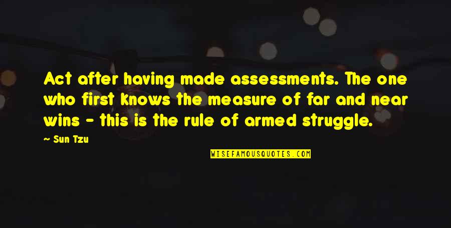 Heyday Entertainment Quotes By Sun Tzu: Act after having made assessments. The one who Heyday Entertainment Quotes By Sun Tzu: Act after having made assessments. The one who