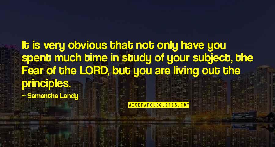 Hezka Hanacka Quotes By Samantha Landy: It is very obvious that not only have