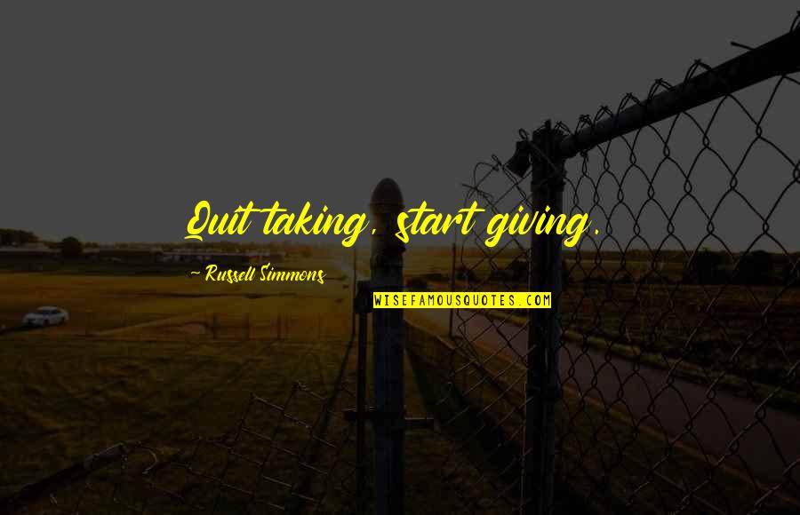 Hhhmmm Emoji Quotes By Russell Simmons: Quit taking, start giving. Hhhmmm Emoji Quotes By Russell Simmons: Quit taking, start giving.