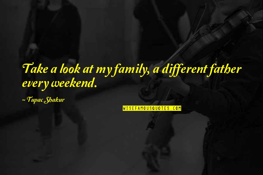 Hiding In Sunshine Quotes By Tupac Shakur: Take a look at my family, a different