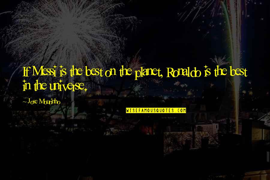 Hierotheos Nafpaktos Quotes By Jose Mourinho: If Messi is the best on the planet,