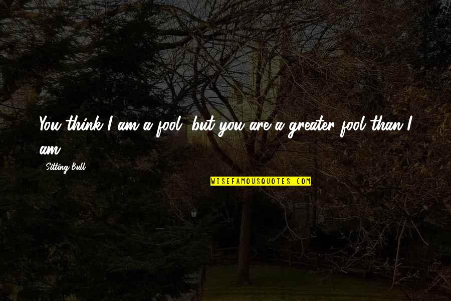 High Cost Of Education Quotes By Sitting Bull: You think I am a fool, but you High Cost Of Education Quotes By Sitting Bull: You think I am a fool, but you