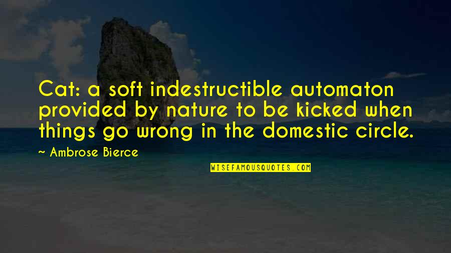 Highlights For Black Quotes By Ambrose Bierce: Cat: a soft indestructible automaton provided by nature Highlights For Black Quotes By Ambrose Bierce: Cat: a soft indestructible automaton provided by nature