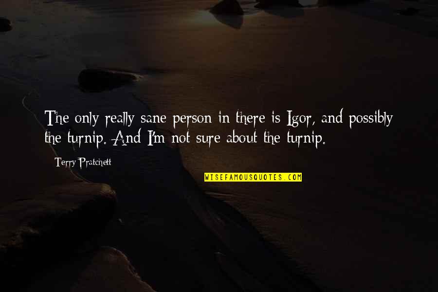 Hii Stock Quotes By Terry Pratchett: The only really sane person in there is