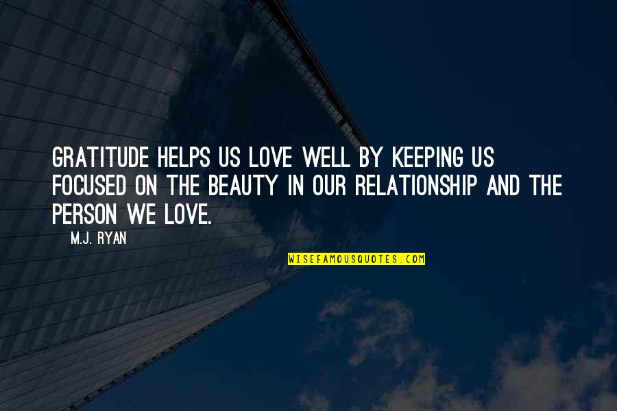 Hijab Girl With Quotes By M.J. Ryan: Gratitude helps us love well by keeping us