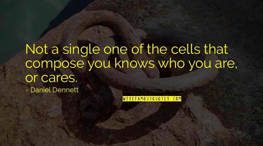 Hijrah 1442 Quotes By Daniel Dennett: Not a single one of the cells that