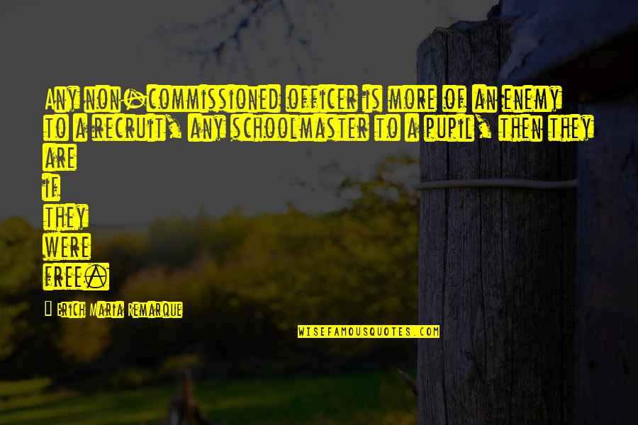 Hikayenin Resmi Quotes By Erich Maria Remarque: Any non-commissioned officer is more of an enemy Hikayenin Resmi Quotes By Erich Maria Remarque: Any non-commissioned officer is more of an enemy