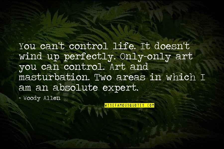 Hillary Clinton Funny Quotes By Woody Allen: You can't control life. It doesn't wind up