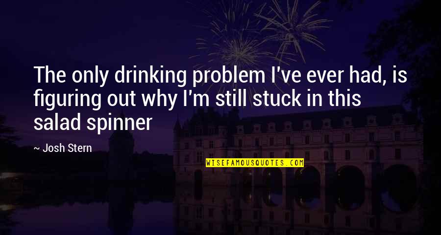 Himym Definitions Quotes By Josh Stern: The only drinking problem I've ever had, is