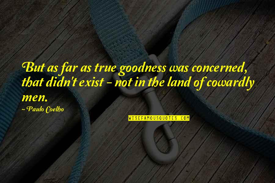 Hindering The Spirit Quotes By Paulo Coelho: But as far as true goodness was concerned,