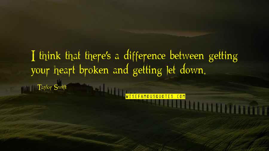 Hindi Lahat Ng Tao Perpekto Quotes By Taylor Swift: I think that there's a difference between getting