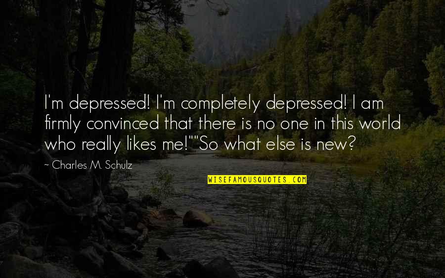 Hipotecario Iess Quotes By Charles M. Schulz: I'm depressed! I'm completely depressed! I am firmly Hipotecario Iess Quotes By Charles M. Schulz: I'm depressed! I'm completely depressed! I am firmly