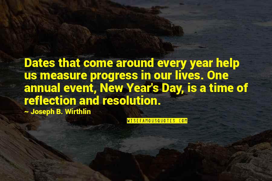Hippogriff Patronus Quotes By Joseph B. Wirthlin: Dates that come around every year help us