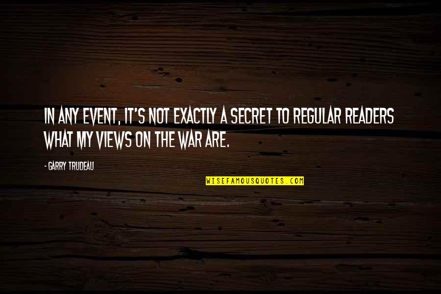 Hirase Shoes Quotes By Garry Trudeau: In any event, it's not exactly a secret Hirase Shoes Quotes By Garry Trudeau: In any event, it's not exactly a secret