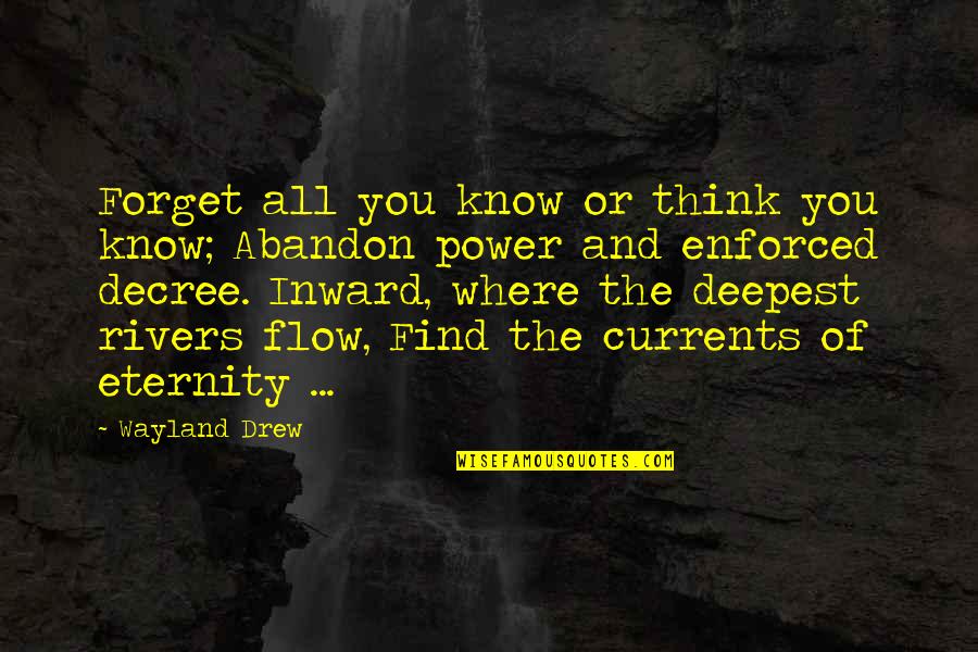 Hirsinger Chocolatier Quotes By Wayland Drew: Forget all you know or think you know; Hirsinger Chocolatier Quotes By Wayland Drew: Forget all you know or think you know;