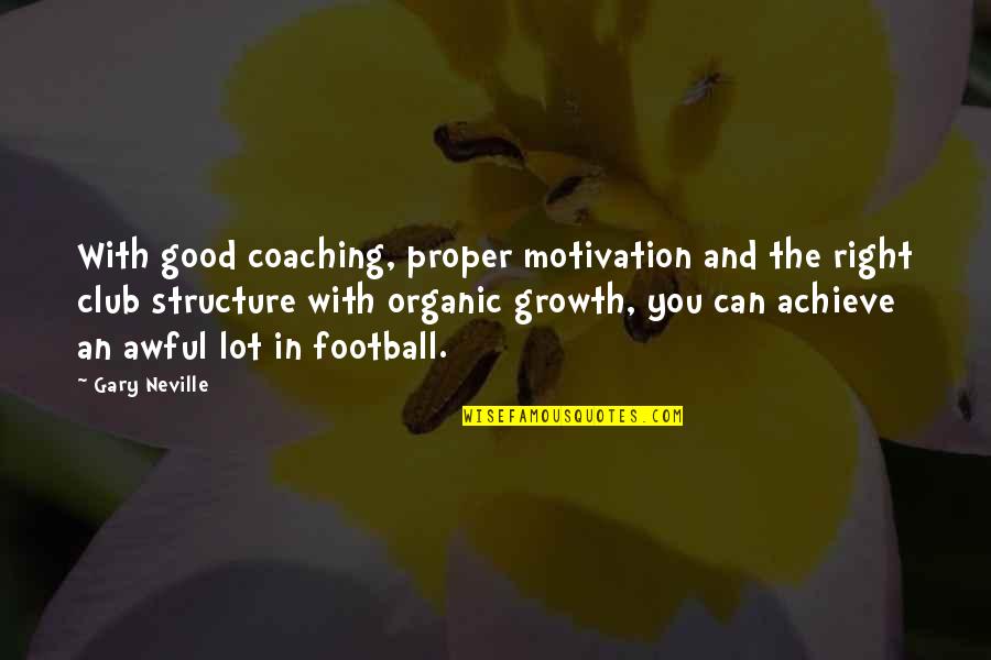 Hirtle Chart Quotes By Gary Neville: With good coaching, proper motivation and the right Hirtle Chart Quotes By Gary Neville: With good coaching, proper motivation and the right