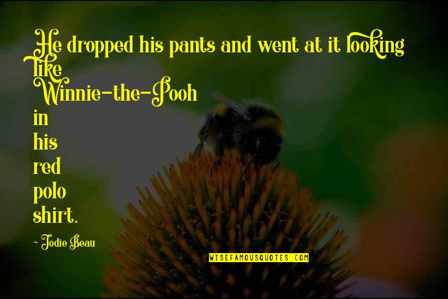 His Shirt Quotes By Jodie Beau: He dropped his pants and went at it