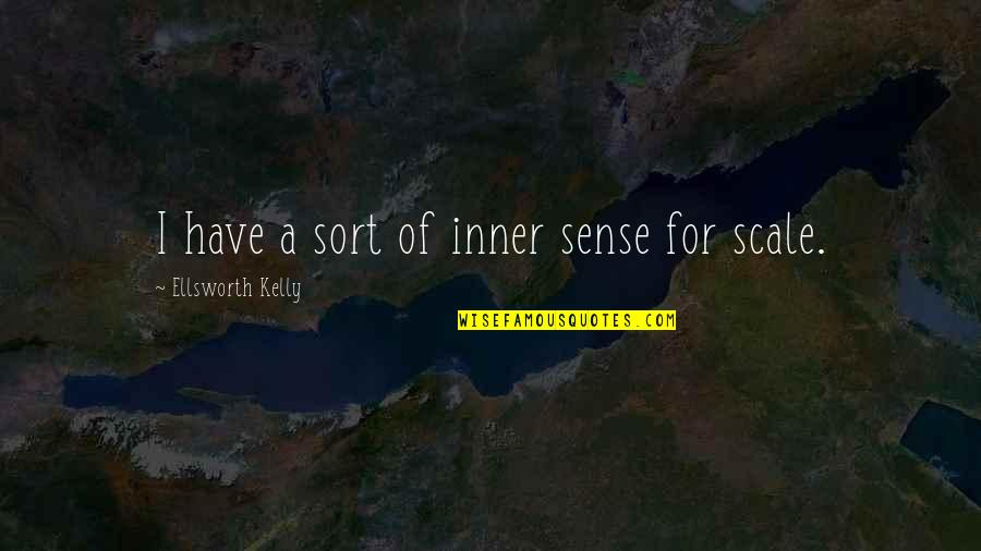 Hisoka Japanese Quotes By Ellsworth Kelly: I have a sort of inner sense for Hisoka Japanese Quotes By Ellsworth Kelly: I have a sort of inner sense for