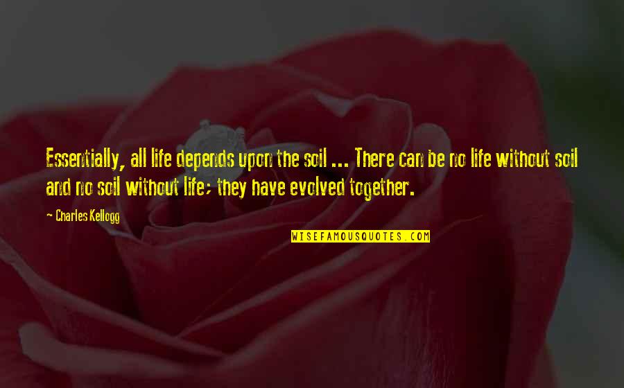 Hispanico O Quotes By Charles Kellogg: Essentially, all life depends upon the soil ... Hispanico O Quotes By Charles Kellogg: Essentially, all life depends upon the soil ...