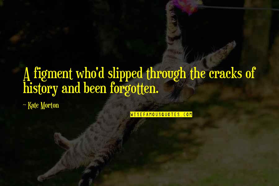 History Forgotten Quotes By Kate Morton: A figment who'd slipped through the cracks of