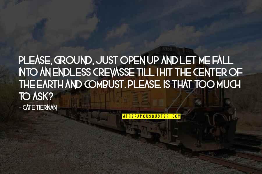 Hit Me Up Quotes By Cate Tiernan: Please, ground, just open up and let me