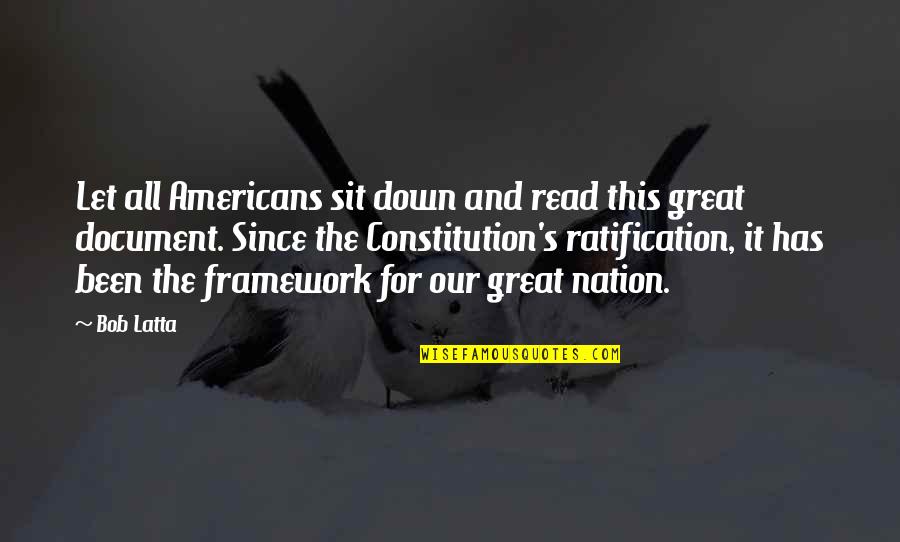 Hit The Floor Jelena Quotes By Bob Latta: Let all Americans sit down and read this Hit The Floor Jelena Quotes By Bob Latta: Let all Americans sit down and read this