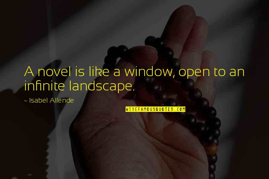 Hitchons Pump Quotes By Isabel Allende: A novel is like a window, open to