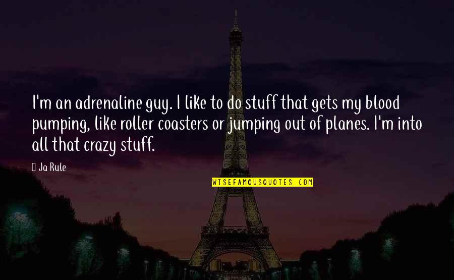 Hiyasmin Gabales Quotes By Ja Rule: I'm an adrenaline guy. I like to do Hiyasmin Gabales Quotes By Ja Rule: I'm an adrenaline guy. I like to do
