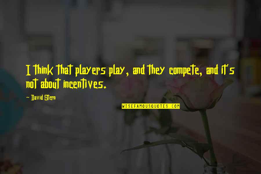 Hkex Equity Quotes By David Stern: I think that players play, and they compete,