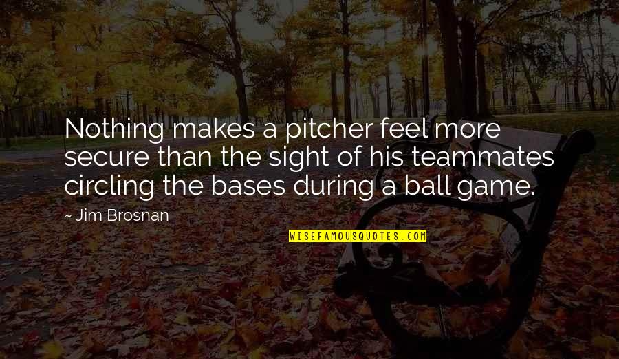Hoaxed Youtube Quotes By Jim Brosnan: Nothing makes a pitcher feel more secure than Hoaxed Youtube Quotes By Jim Brosnan: Nothing makes a pitcher feel more secure than